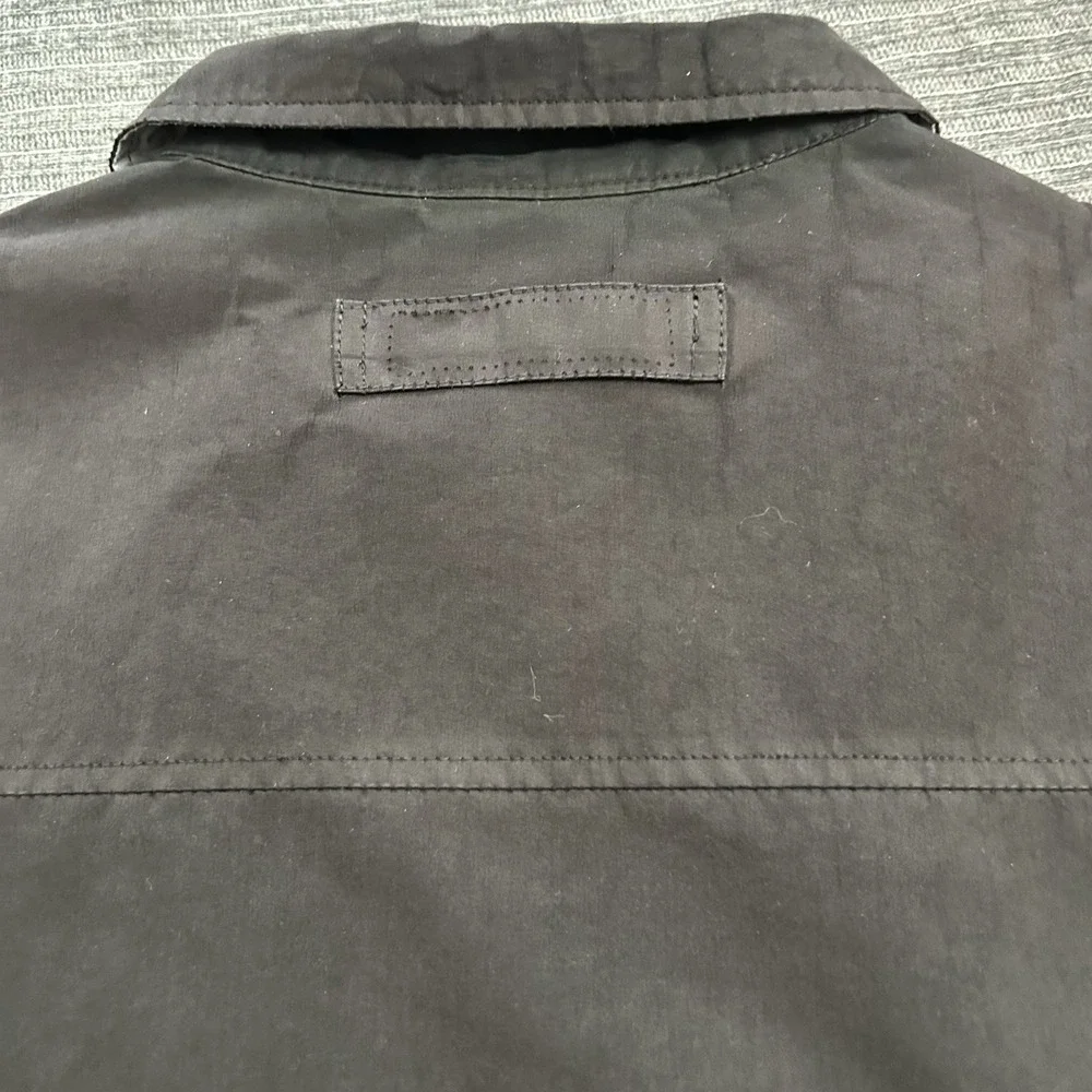 U.S. Polo Assn. Harrington Jacket Mens L Black Lined Lightweight Zip Up Golf RL